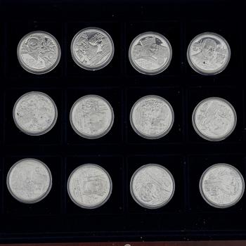 28 silver medals, 'Regents of Sweden'.