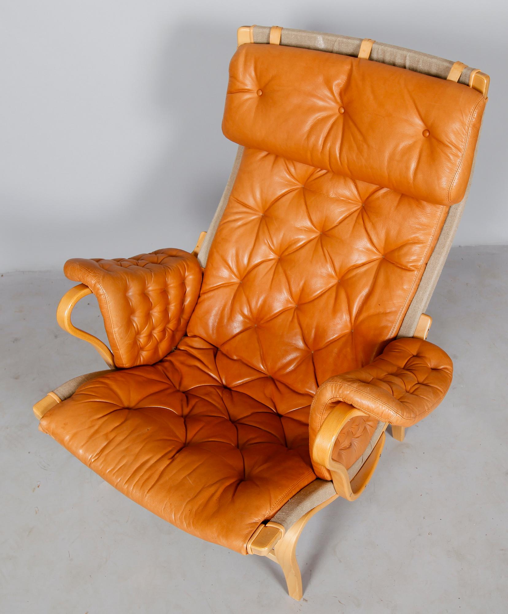 FÅTÖLJ, "Pernilla", Bruno Mathsson för Dux.