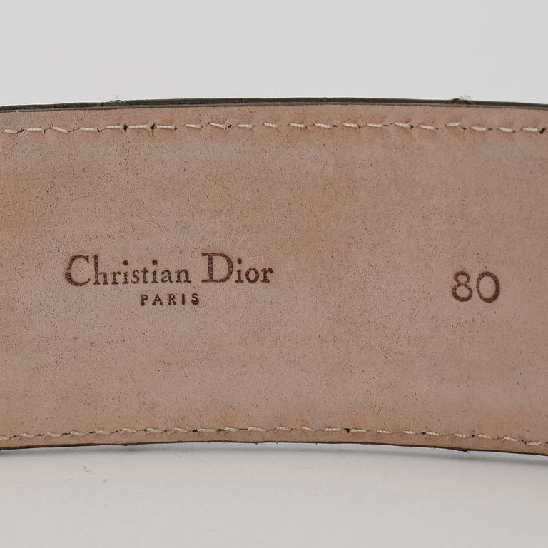 CHRISTIAN DIOR, skärp.