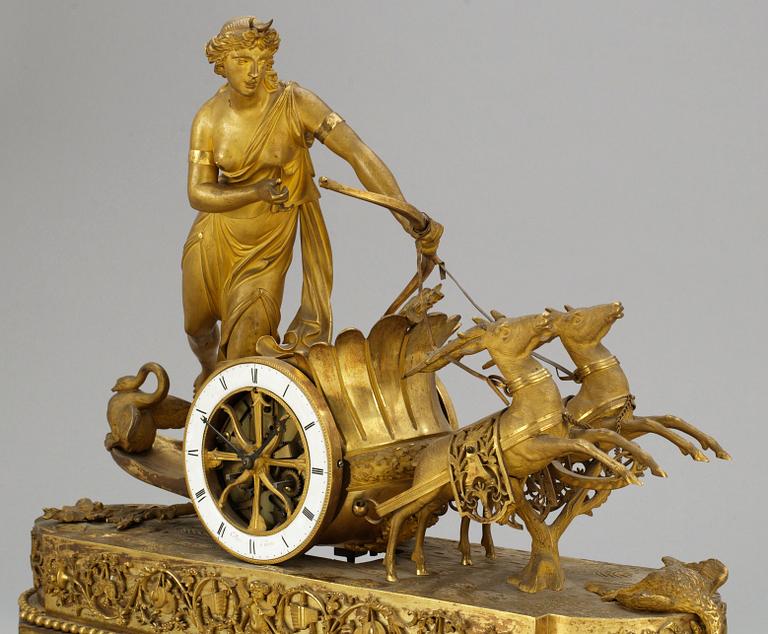 BORDSPENDYL. Frankrike, 1800-talets början. Empire.