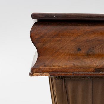 A side table, late Empire, mid-19th century.