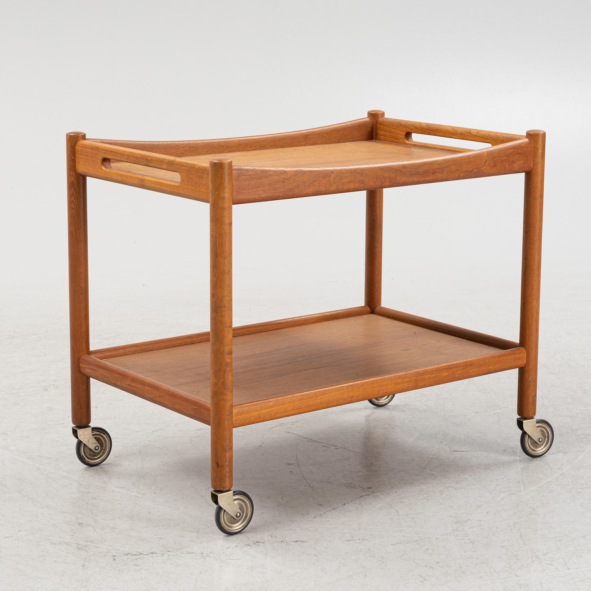 Hans J Wegner, serveringsvagn, Andreas Tuck, Danmark, 1960-tal.