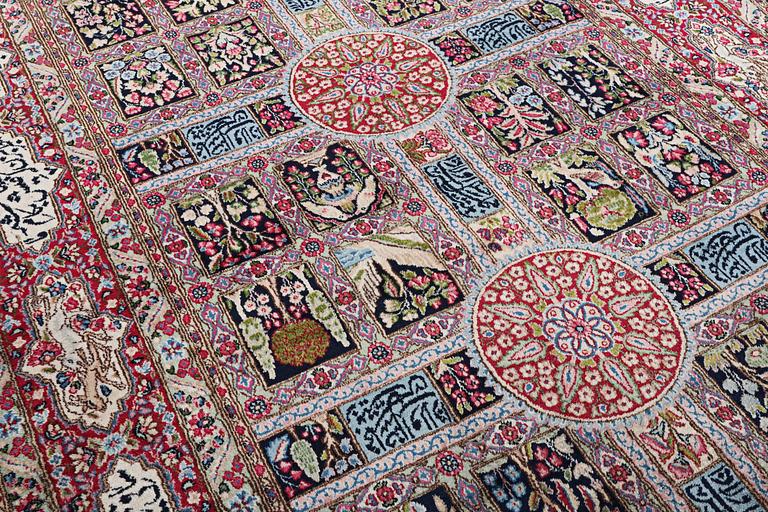 Matta, semiantik/old, Kirman, ca. 273 x 174 cm.