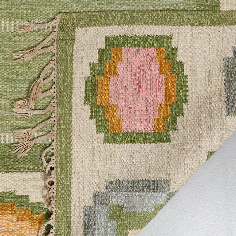 Matta, rölakan, Ingegerd Silow, 277 x 195 cm, monogramsignerad, 1900-talets andra hälft.