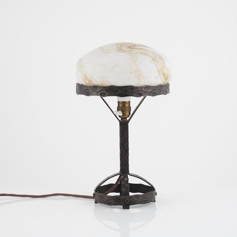 Table lamp, known as "Strindberg lamp", Art Nouveau, first half of the 20th century.