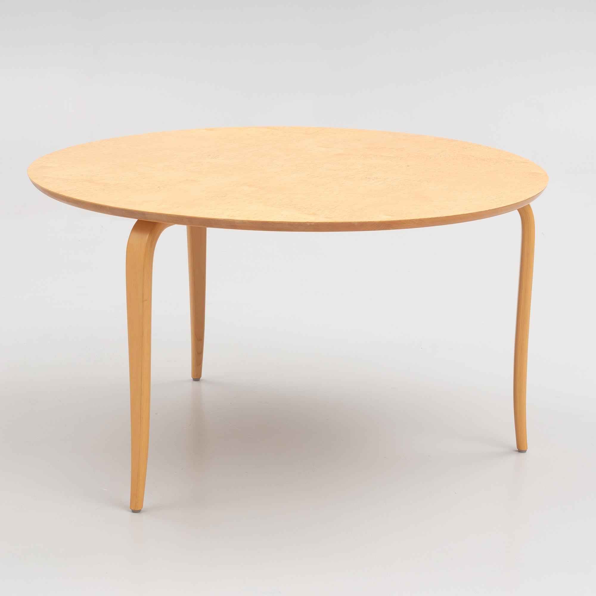 Bruno Mathsson, a set of three 'Annika' coffee tables, Dux.