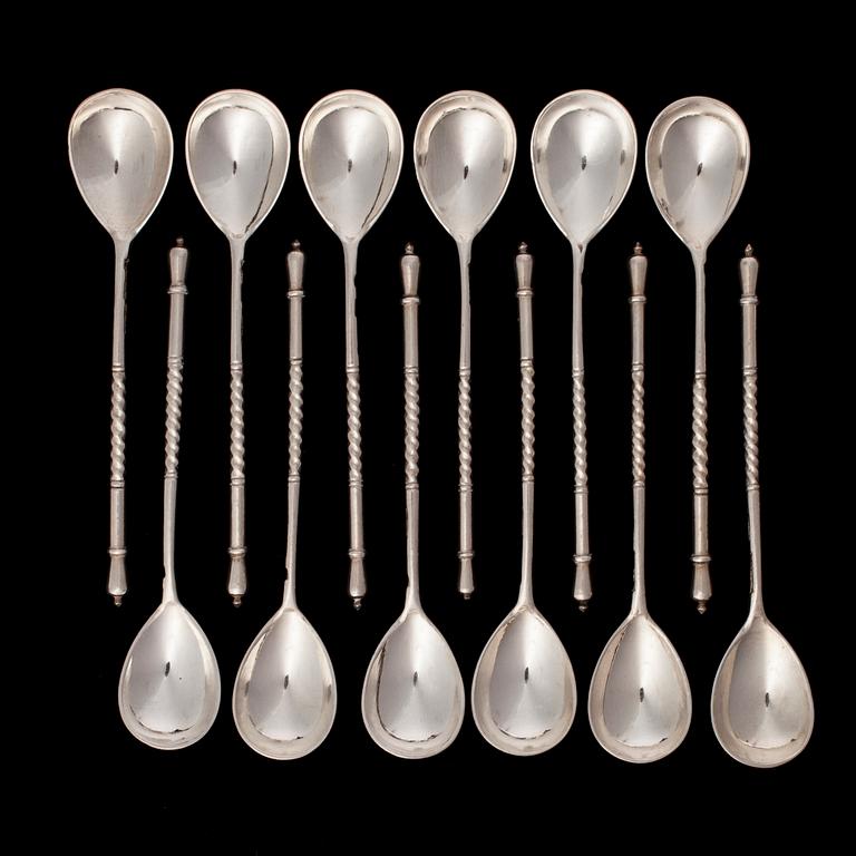 TESKEDAR, silver, Moskva, Ryssland 1894. Vikt 153,7 g.