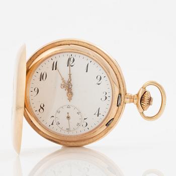 Pocket watch, hunter, 51 mm.
