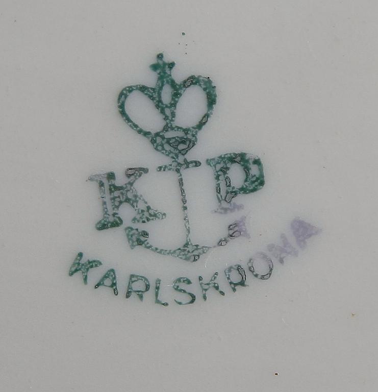 MAT- OCH KAFFESERVIS, 72 delar, porslin, Karlskrona.
