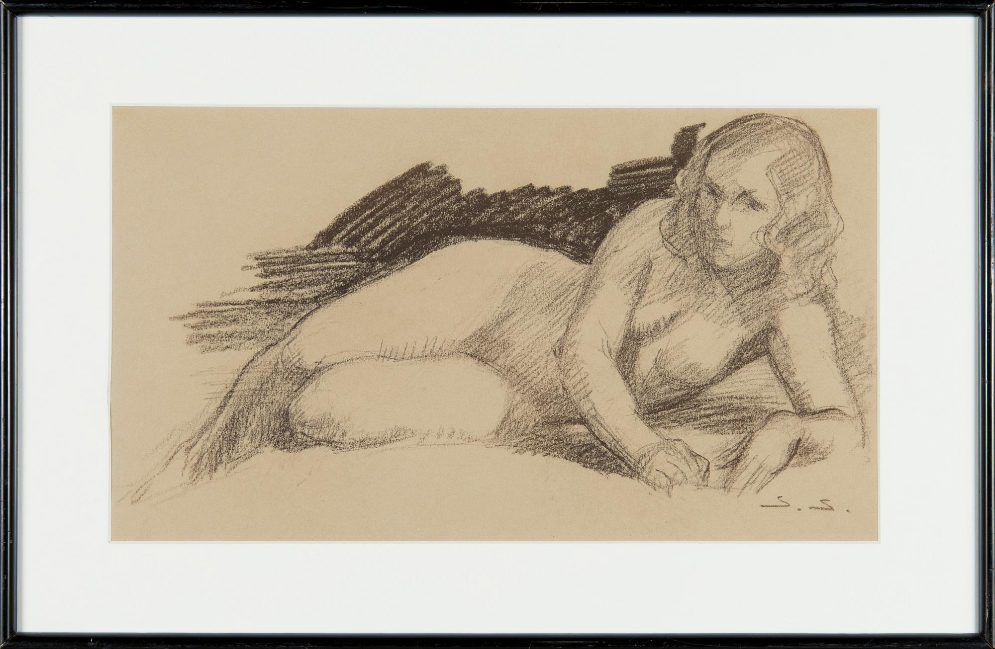 Santeri Salokivi, Reclining nude.