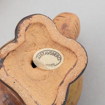 Lisa Larson, two stoneware figurines, 'Kamel' and 'Dromedar' from Gustavsberg.