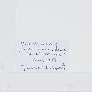 W Tucker, "Ship ship ship, when I am ready to the other side".