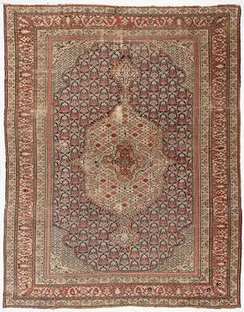 Matta, Mahal, Antik, Västpersisk 1880-tal. ca 520 x 400 cm.