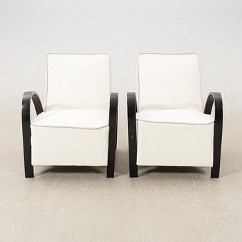 Armchairs, a pair from the first half of the 20th century.