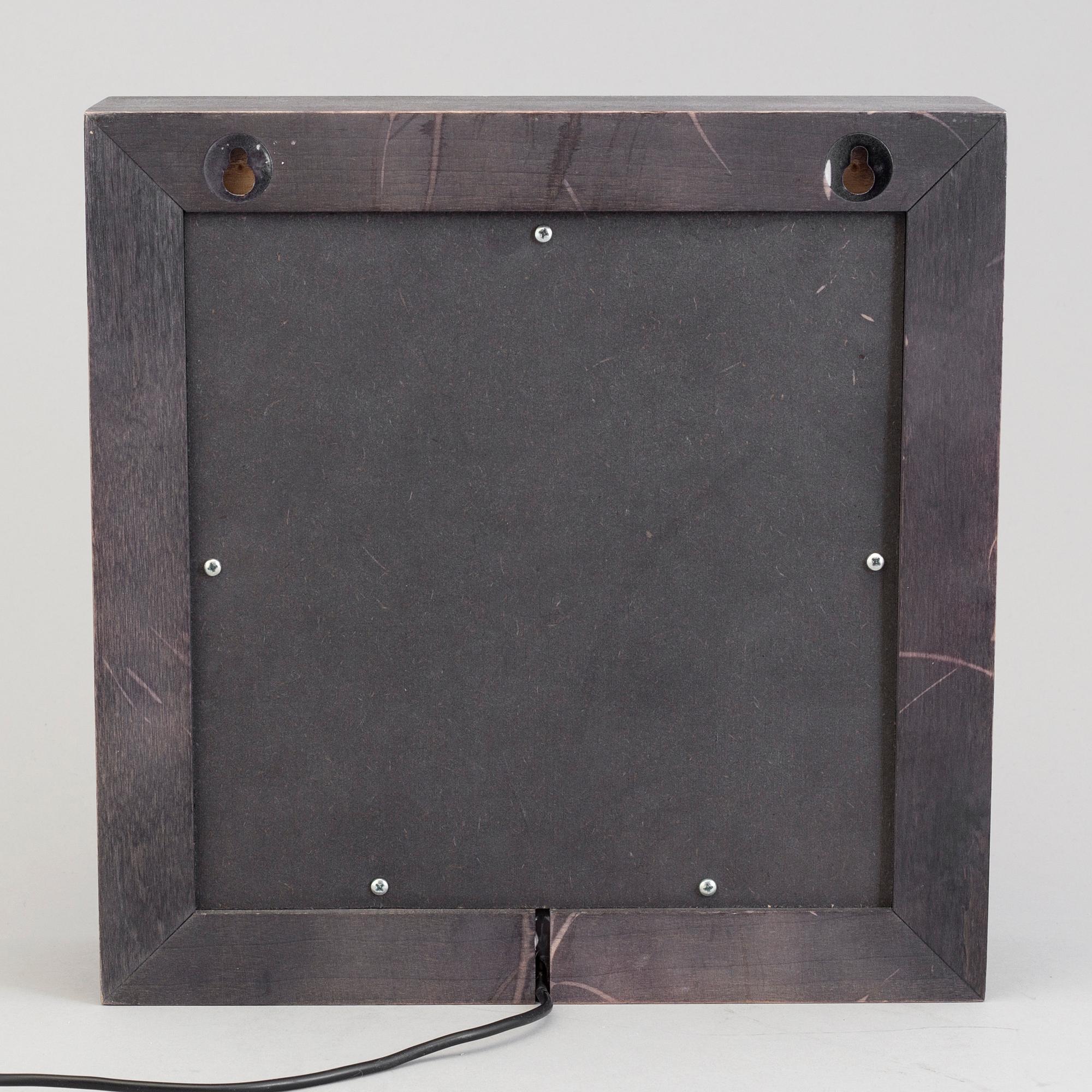KJELL ENGMAN, relief/lampa, glas, signerad Kjell Engman och numrerad 199/699.