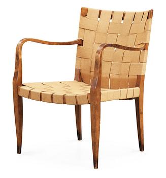 5. A Bruno Mathsson easy chair, Firma Karl Mathsson ca 1931.