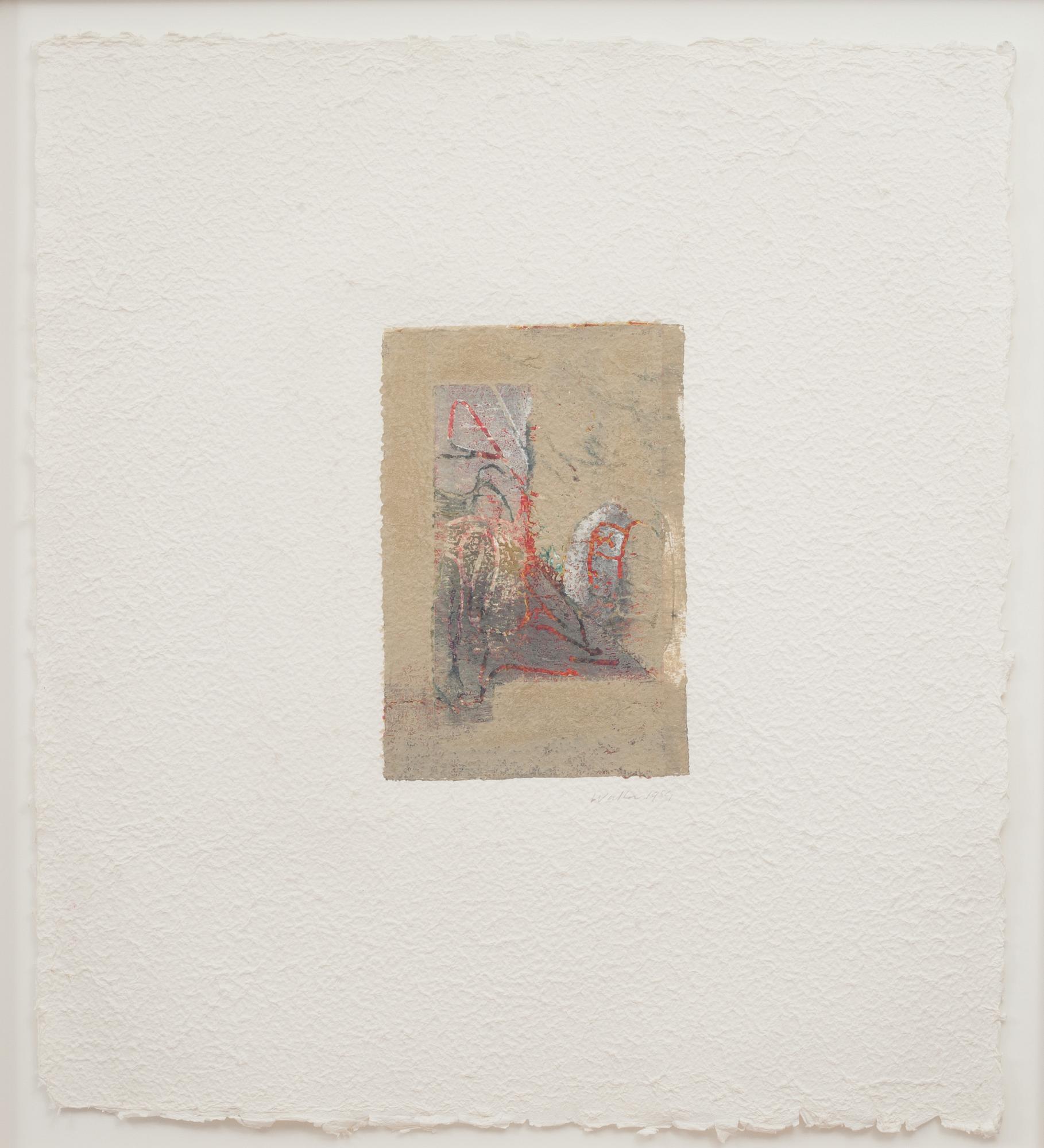 OKÄND KONSTNÄR, teknik på papper, daterad -89.