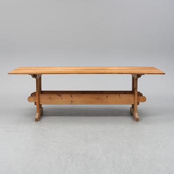 A pine table, second half of the 20th Century.