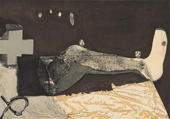 Antoni Tàpies, "La cama".