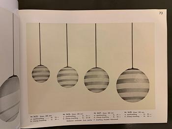 Bröderna Malmströms Metallvarufabrik, a ceiling lamp model "3627", Malmö, 1930s-40s.