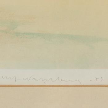ULF WAHLBERG, litograph in colours, 1979, signed 145/250.