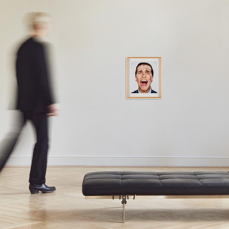 Martin Schoeller, "Christian Bale with Blood; New York, NY", 2000.