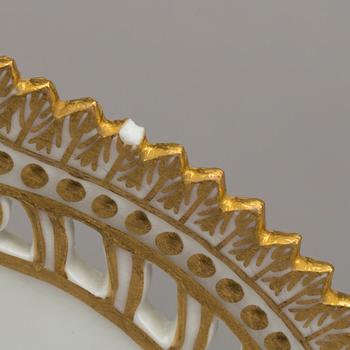 A "FLORA DANICA" PLATE, porcelain, no 20/3547, Royal Copenhagen (1898-1923).