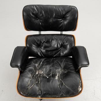 Charles & Ray Eames, fåtölj, "Lounge Chair", för Herman Miller, 1970-tal.