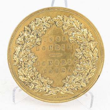Medal, '1862 Londini Honoris Causa'
International Exhibition, London 1862.