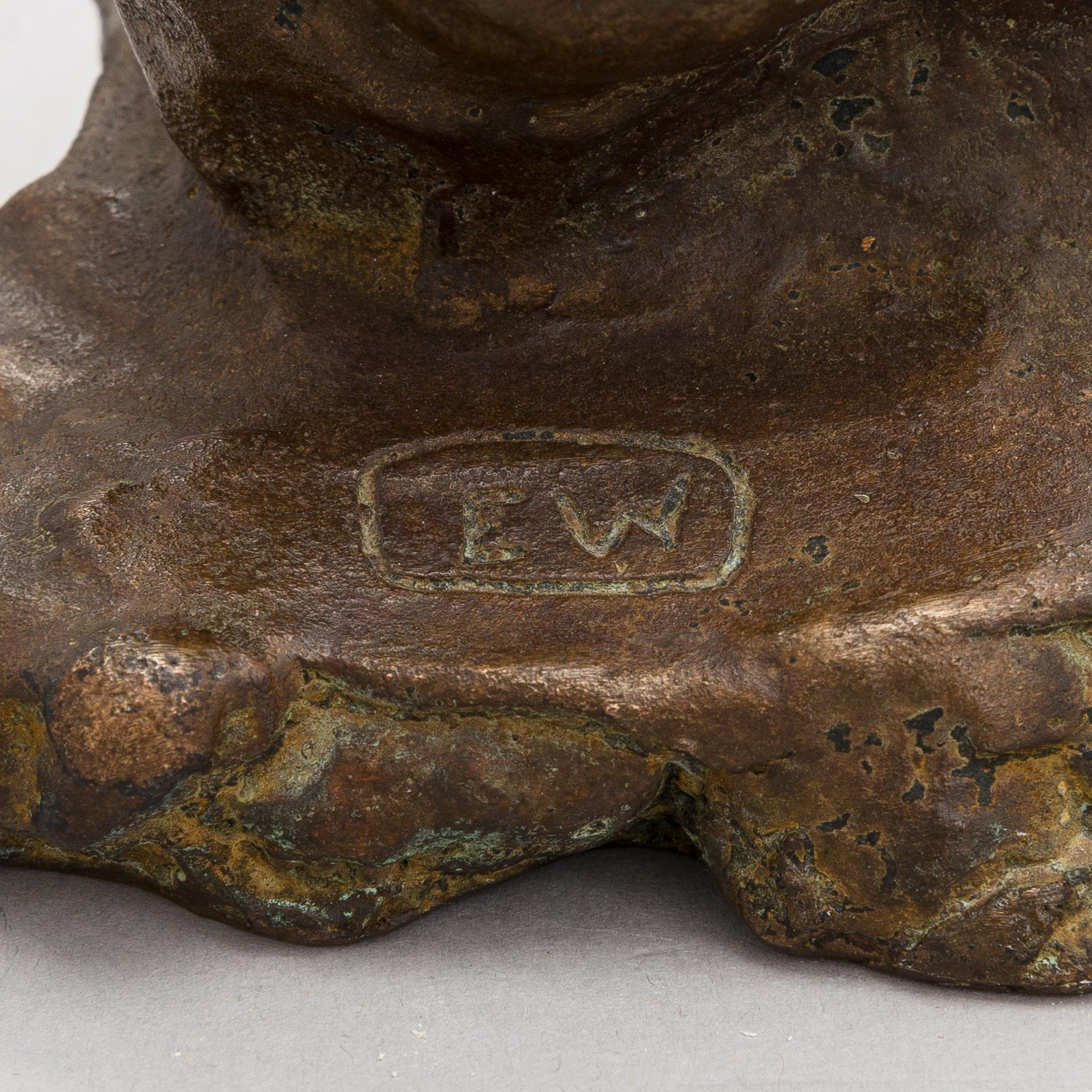 Emil Wikström, "Sittande flicka".