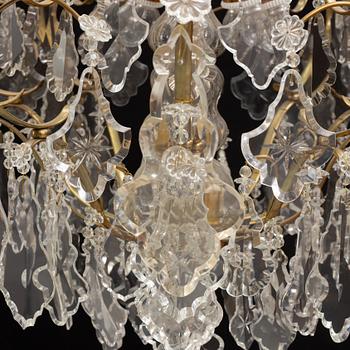 A Rococo style ceiling light, second half of the 20th Century.