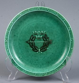 TALLRIKAR, 6 st, keramik, Björn Wiinblad, Rosenthal samt Argenta, Wilhelm Kåge, Gustavsberg.