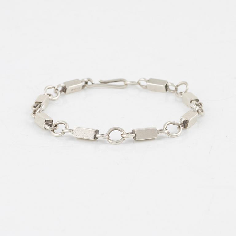 A Swedish Silver Bracelet, mark of Guld-& Silversmedjan Sven Börje H, Lund 1954.