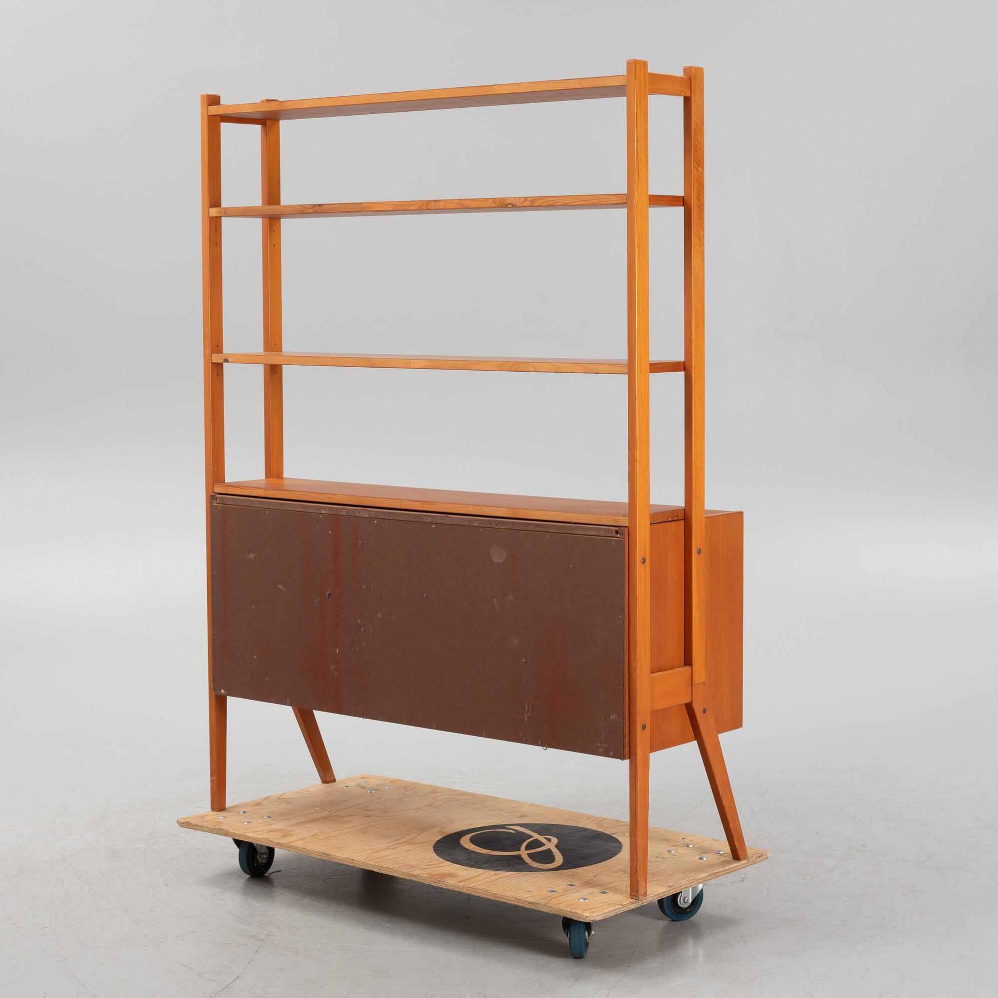 A bookcase, 1950's/60's.