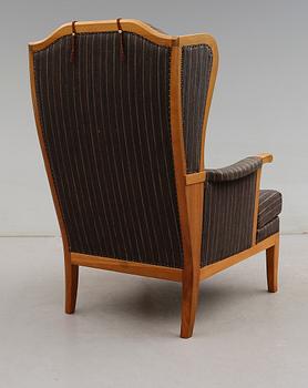 FÅTÖLJ, "Husfadern", Carl Malmsten, Bodafors, 1960-tal.