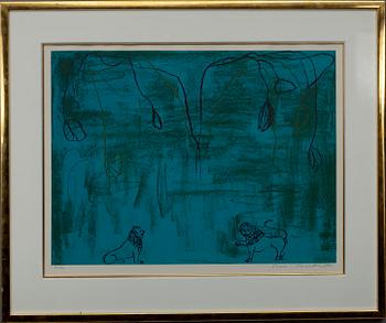 LEENA LUOSTARINEN, färglitografi, numr. 2/40, sign. och dat. 1995.