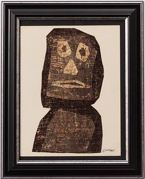 Jean Dubuffet, efter, "Le Guerrier".