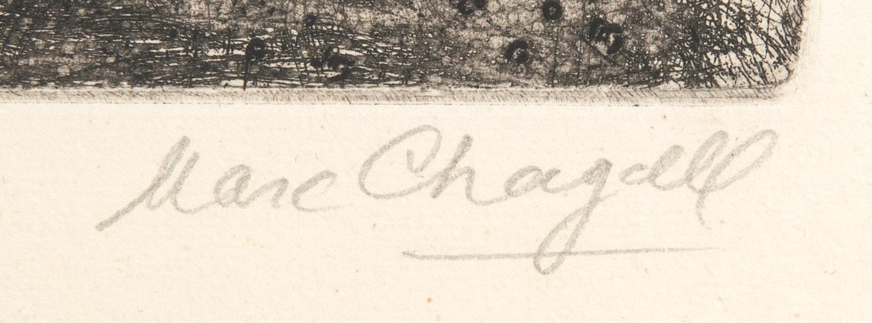 Marc Chagall, etsning signerad.