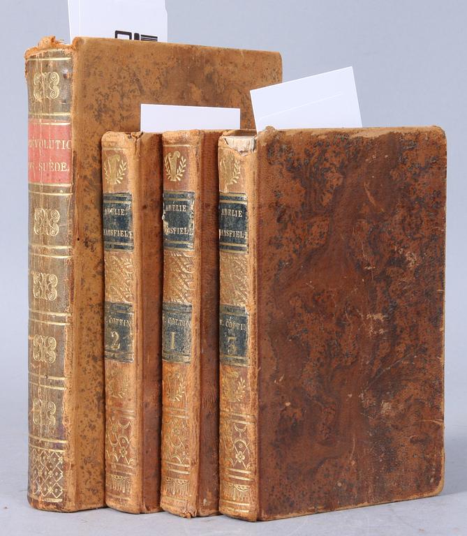 BOK, 3 vol, "Oeuvres Complètes de Mme. Cottin", Amelie Mansfield, Paris, 1818.