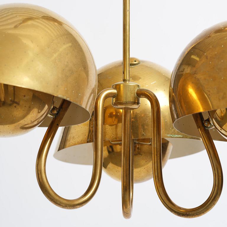 Carl-Axel Acking, taklampa, modell "958", Bröderna Malmströms Metallvarufabrik, Malmö, 1940-tal.