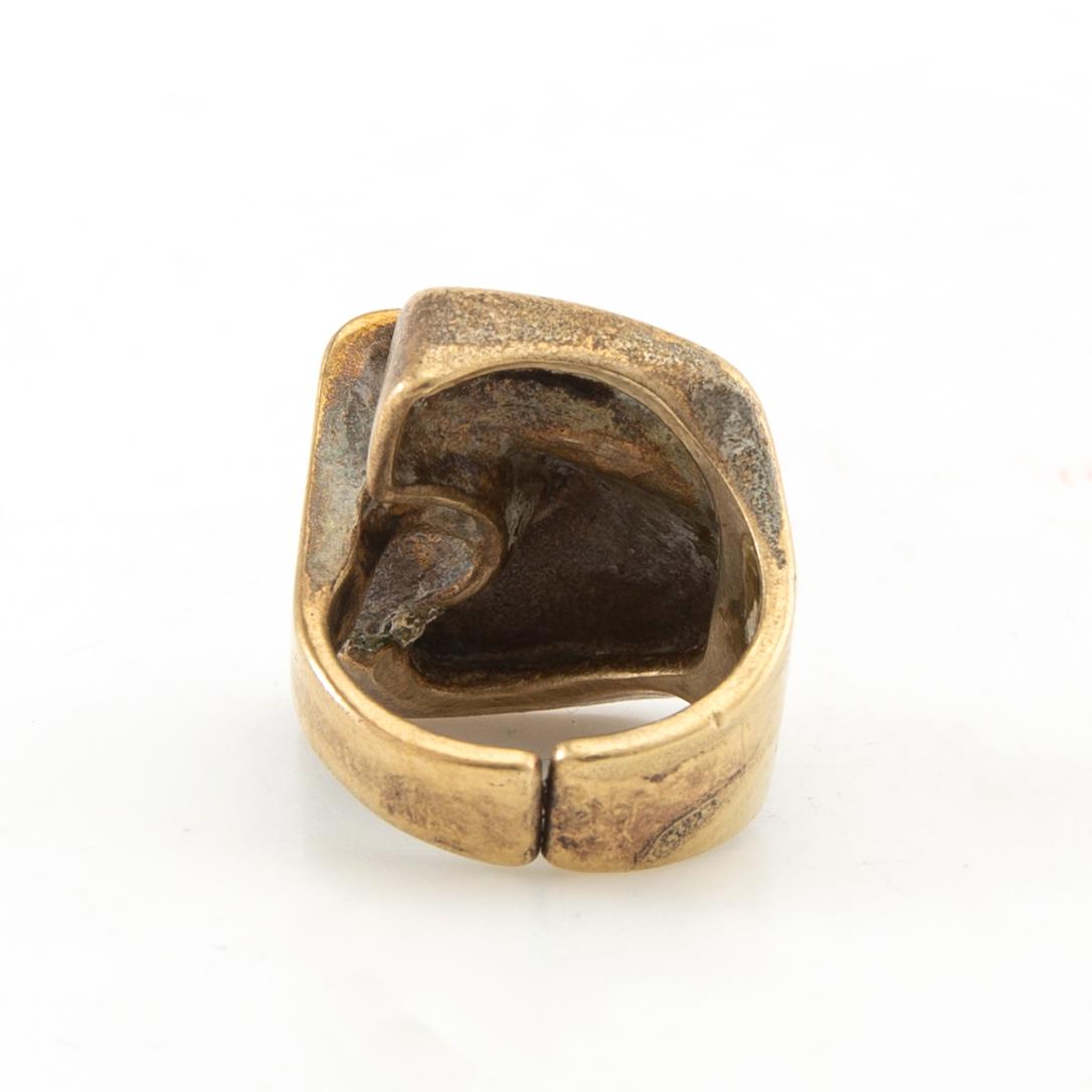 Björn Weckström, ring, "Scarab", bronze, Lapponia.