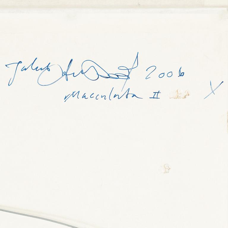 Jacob Anckarsvärd, mixed media and collage on paper, signed and dated 2006 verso.