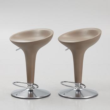 Stefano Giovannoni, a pair of 'Bombo' bar stools, Magis, Italy.
