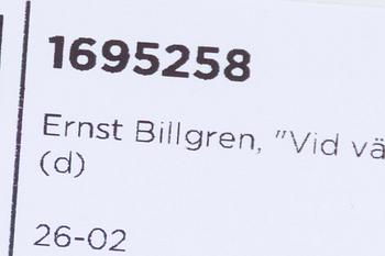 Ernst Billgren, "Vid vägens slut".