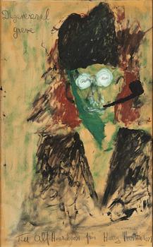 Harry Martinson, "Degenererad greve" (the author Gustaf Sandgren).