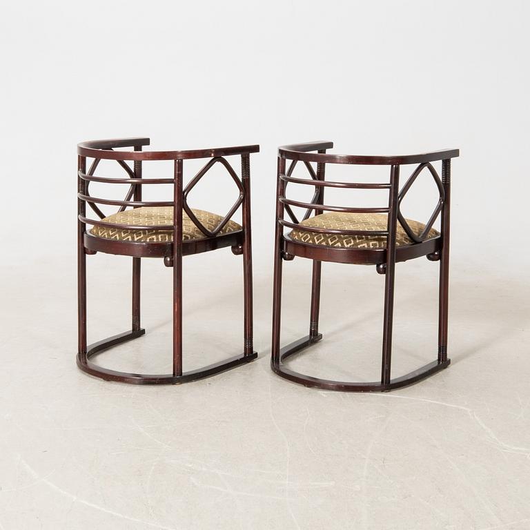 Karmstolar, ett par, Art Deco 1900-talets första hälft.