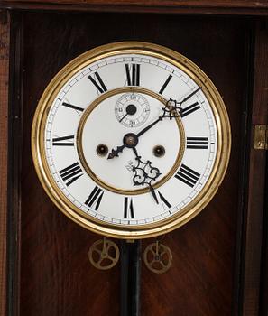 LODREGULATOR/VÄGGPENDYL, nyrenässans, Gustav Becker. 1800-talets slut.