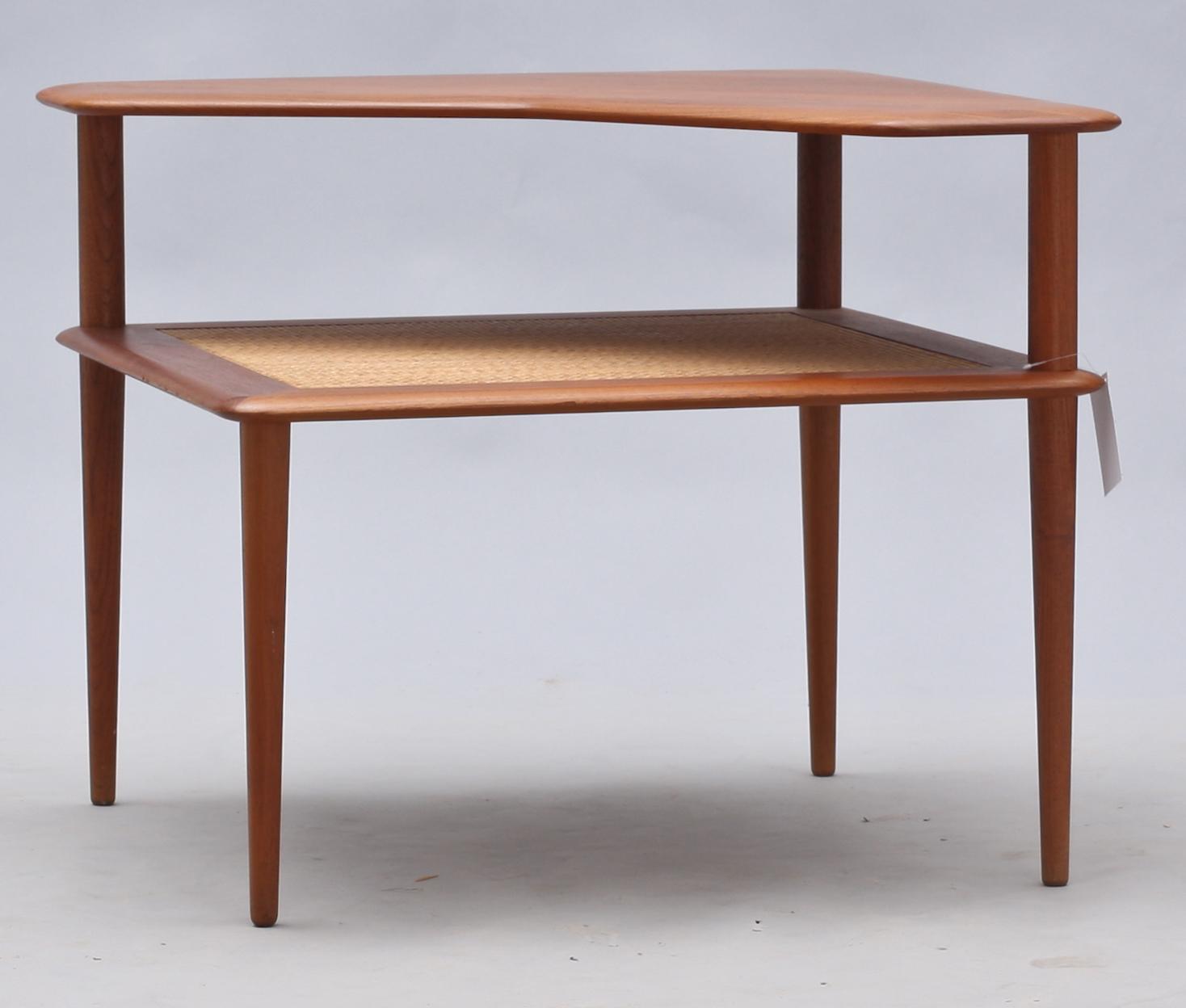 SOFFA MED SOFFBORD, Peter Hvidt & Orla Mølgaard Nielsen, France & Son, Danmark.