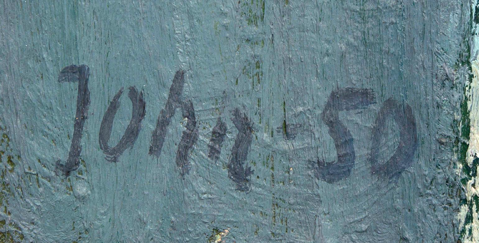 Gunnar Jonn, a signed and dated oil on board.