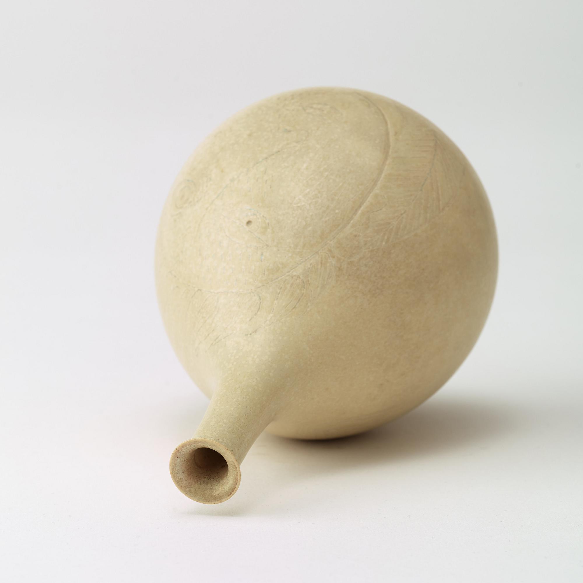 STIG LINDBERG, vas av stengods, Gustavsberg studio, sannolikt 1950-tal.